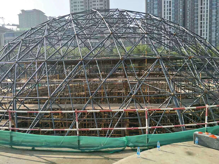 长沙球形网架钢结构施工